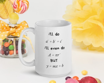 Nerd Geek Math Joke Funny Mug Algebra Juego de palabras