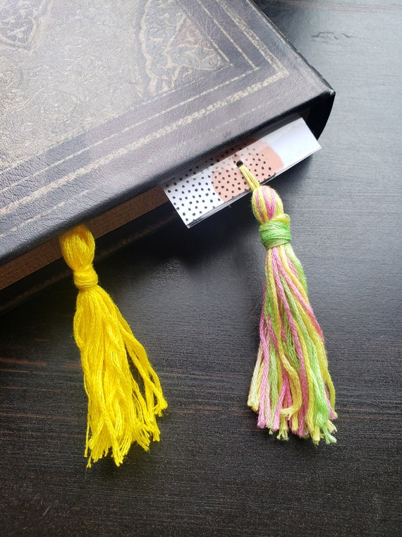 Full Size Bookmark tassel Optional 