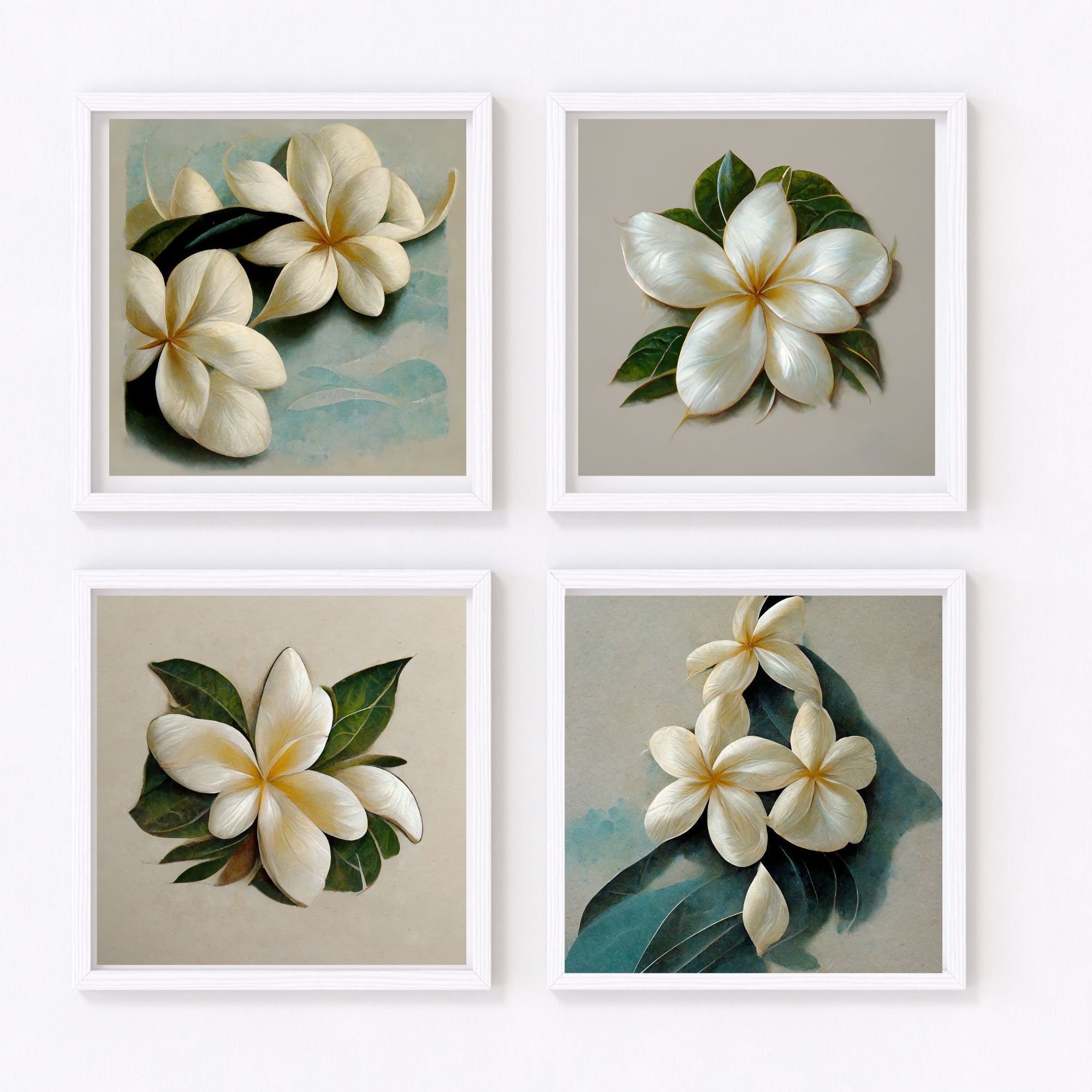 プルメリアの油彩画訳あり品 Plumeria paintings - Etsy 日本