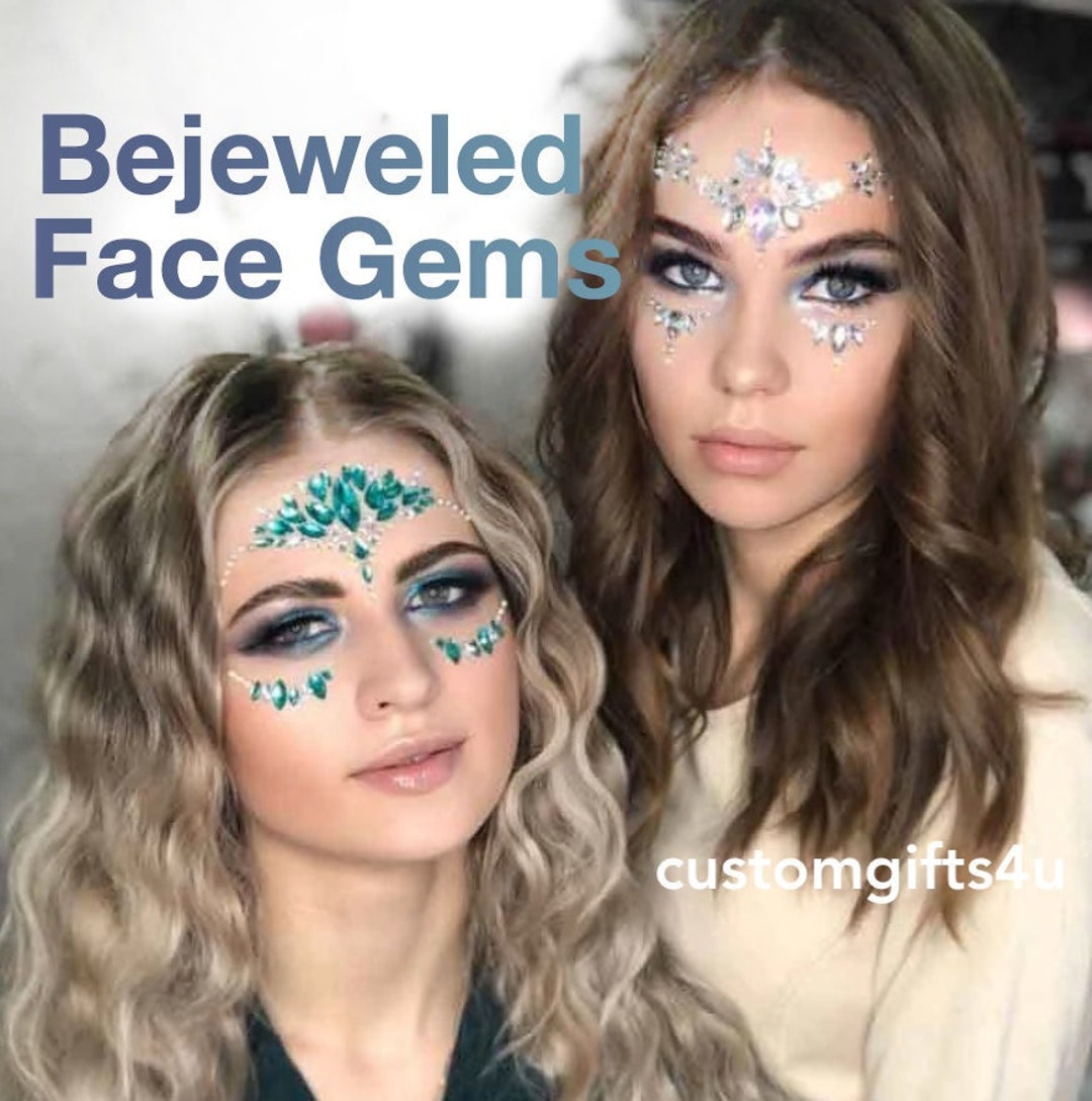 Eras Tour Bejeweled Face Gems Rhinestones for Events Concerts Etsy