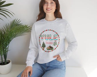 Yule Blessings Unisex Gildan Heavy Blend™ Crewneck Sweatshirt. Winter Solstice.