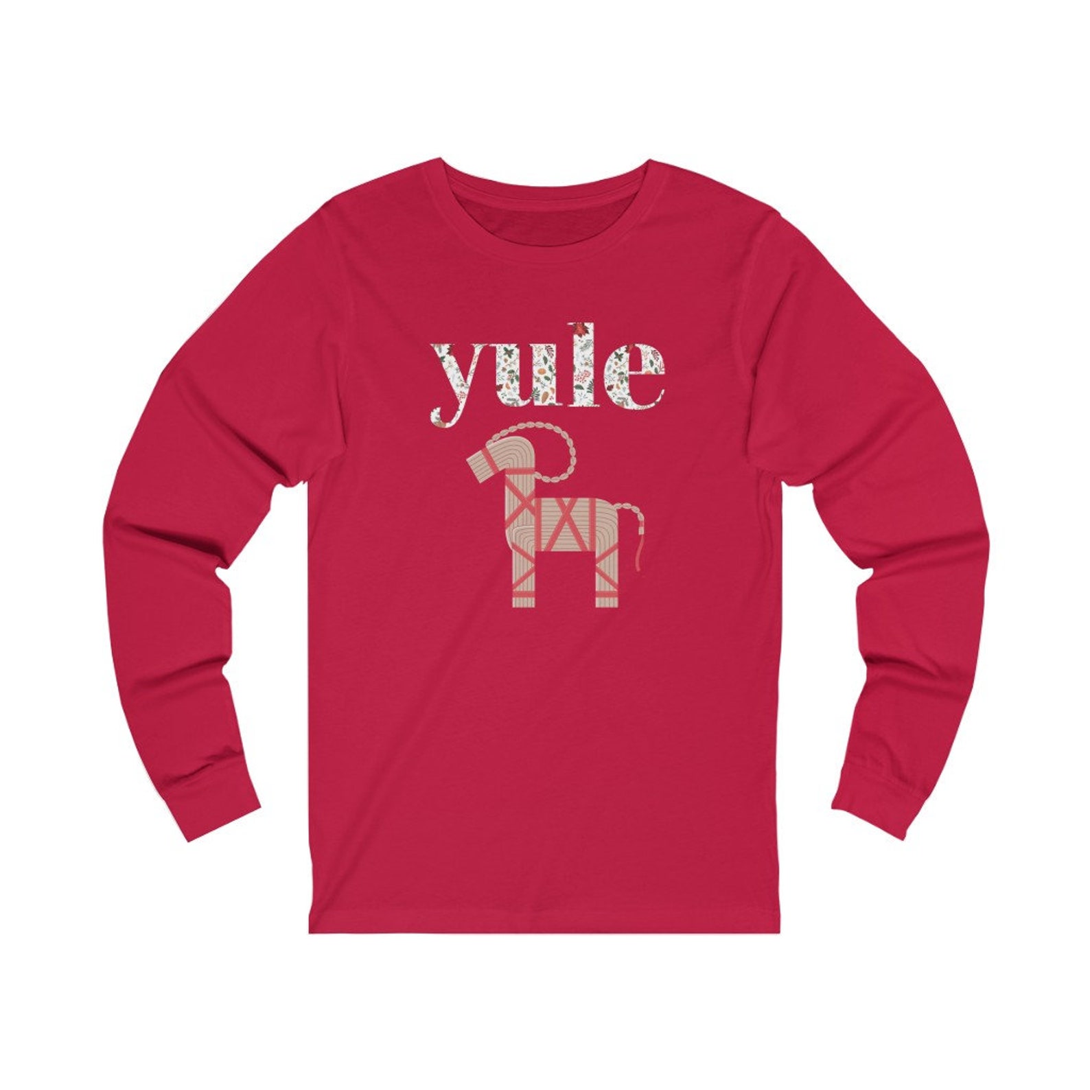 Celebrate Yule With the Yule Goat Soft Unisex Jersey Long Etsy