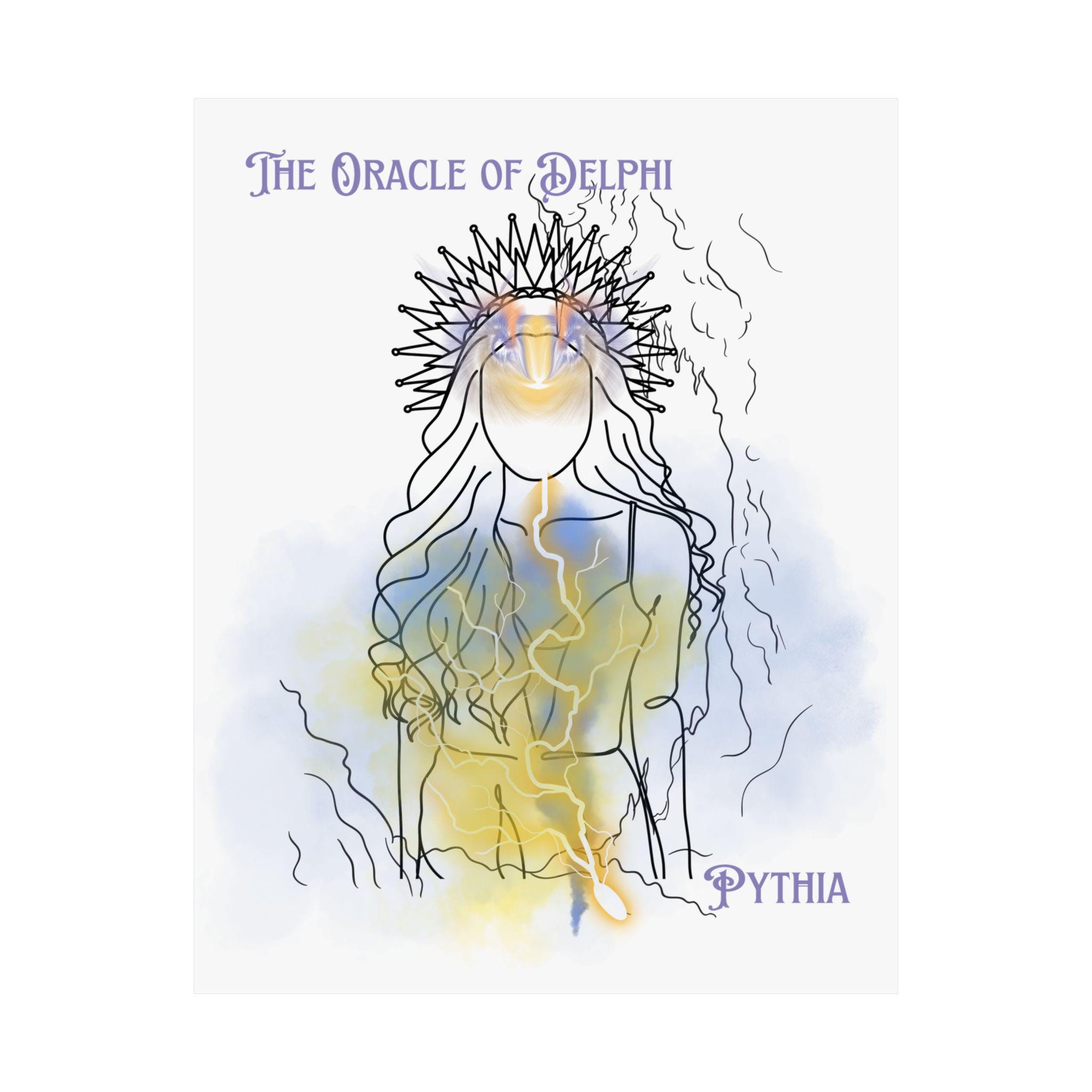 Oracle of Delphi Poster - Etsy