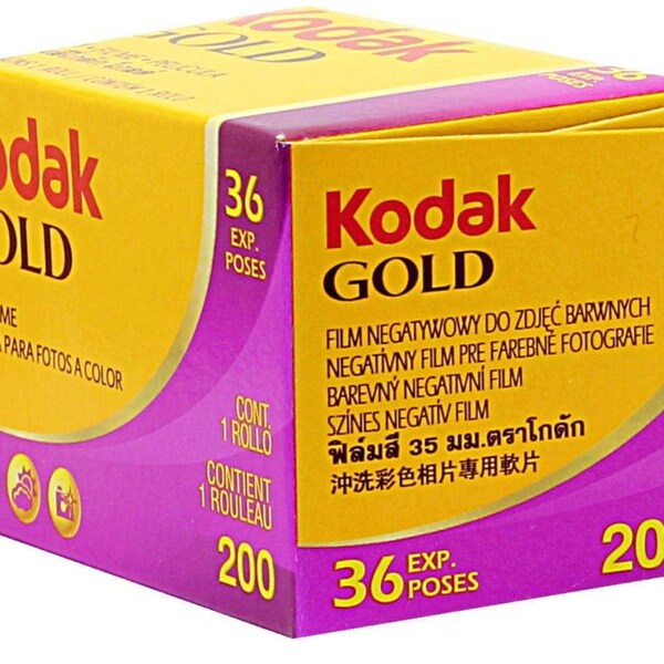 Kodak Gold 200 Color Negative Film 35mm, 36 Exposures