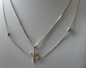 Vintage Gold Filled Dainty Stacking Necklaces