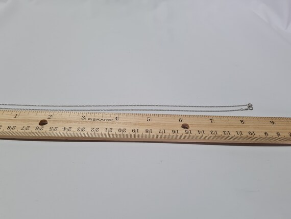 14 K WG Heart Shape with Ruby Pendant and Necklac… - image 9