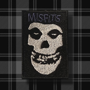 Embroidered Misfits Logo Patch - Sew On Punk Accessories