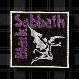 Black Sabbath Embroidered Patch-Sew on Patch-Heavy Metal Patch-Metal Accesories