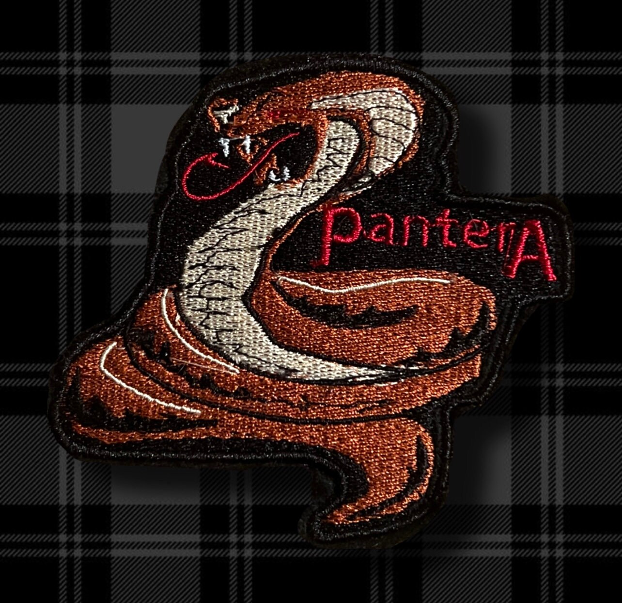 Pantera Snake Patch - Heavy Metal Patch- Metal Accessories