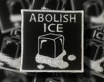 Abolish ICE Punk Patch –  Political Protest Patch, Anarchist Patch, Punk accessories