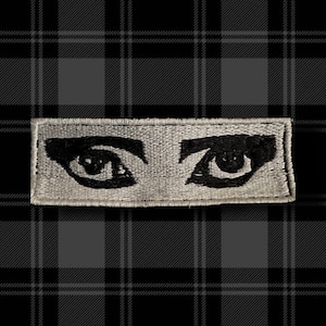 Siouxsie and the Banshees Eyes Patch Goth Patch