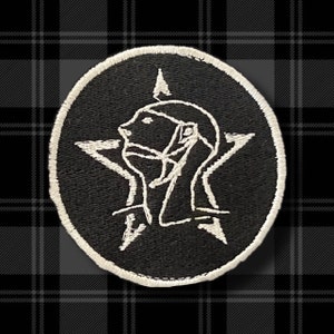 Sisters of Mercy Logo Goth Embroidered Patch - Sew On Punk Accessory for Vest
