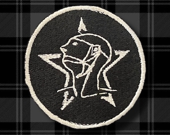 Sisters of Mercy Logo Goth Embroidered Patch - Sew On Punk Accessory for Vest