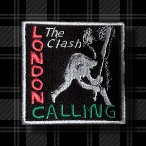 The Clash London Calling Album Cover Patch, Punk bestickter Patch, Punk Aufnäher Zubehör
