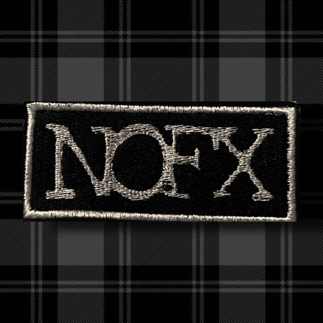 NOFX Logo Punk Embroidered Patch - Sew on Accessory for Punk Style