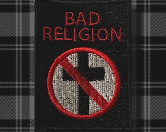 Bad Religion Logo Patch Punk Accessories Sew-on Embroidered Patch
