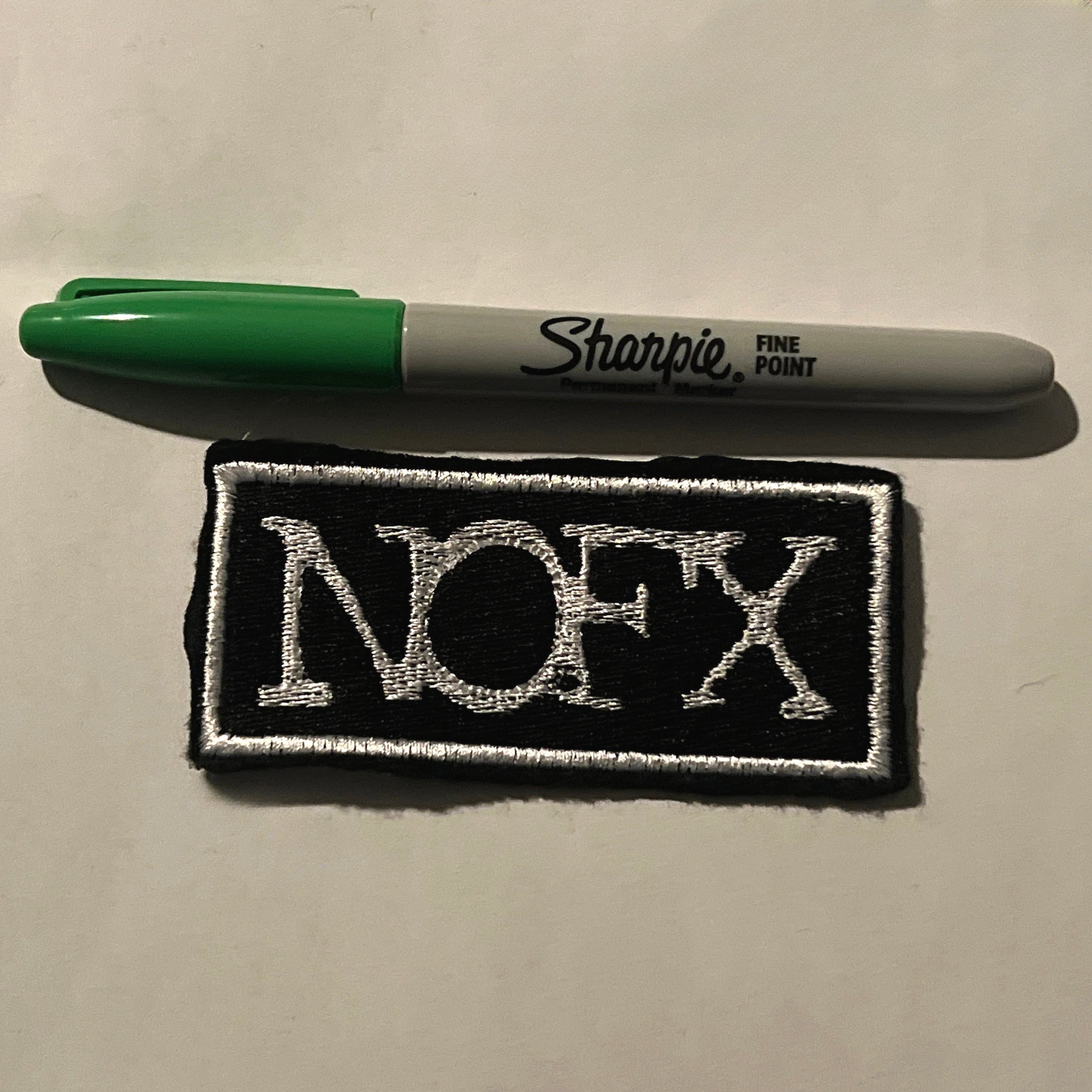 NOFX Logo Punk Embroidered Patch - Sew on Accessory for Punk Style
