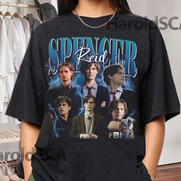 Vintage Spencer Reid Shirt, Spencer Reid T-shirt, Spencer Reid Sweatshirt, Spencer Reid Tee, Spencer Reid Graphic Tee