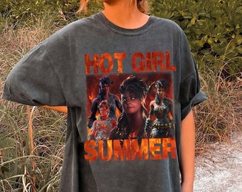 Hot Girl Summer Karlach Baldur's Gate T-Shirt, Baulders Baldur Comfort Colors Shirt, Baldurs Gate Bulders Karlach Merch, Unisex Tee