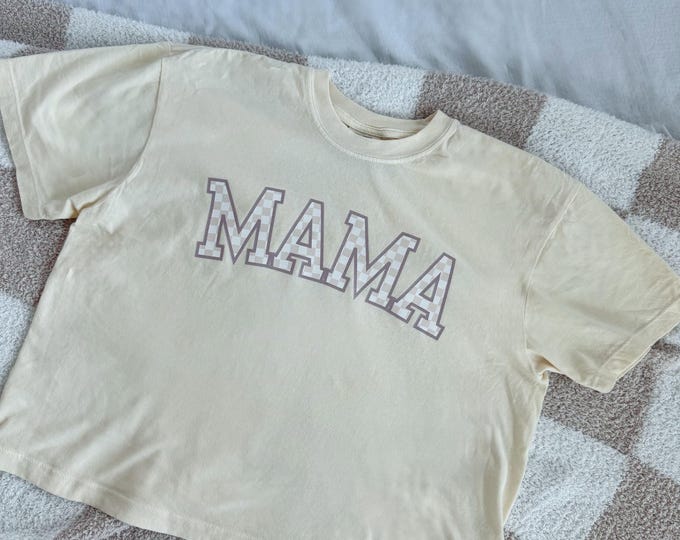 MAMA Checkered Tee