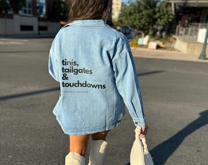 Tini’s, Tailgates & Touchdowns Denim Jacket