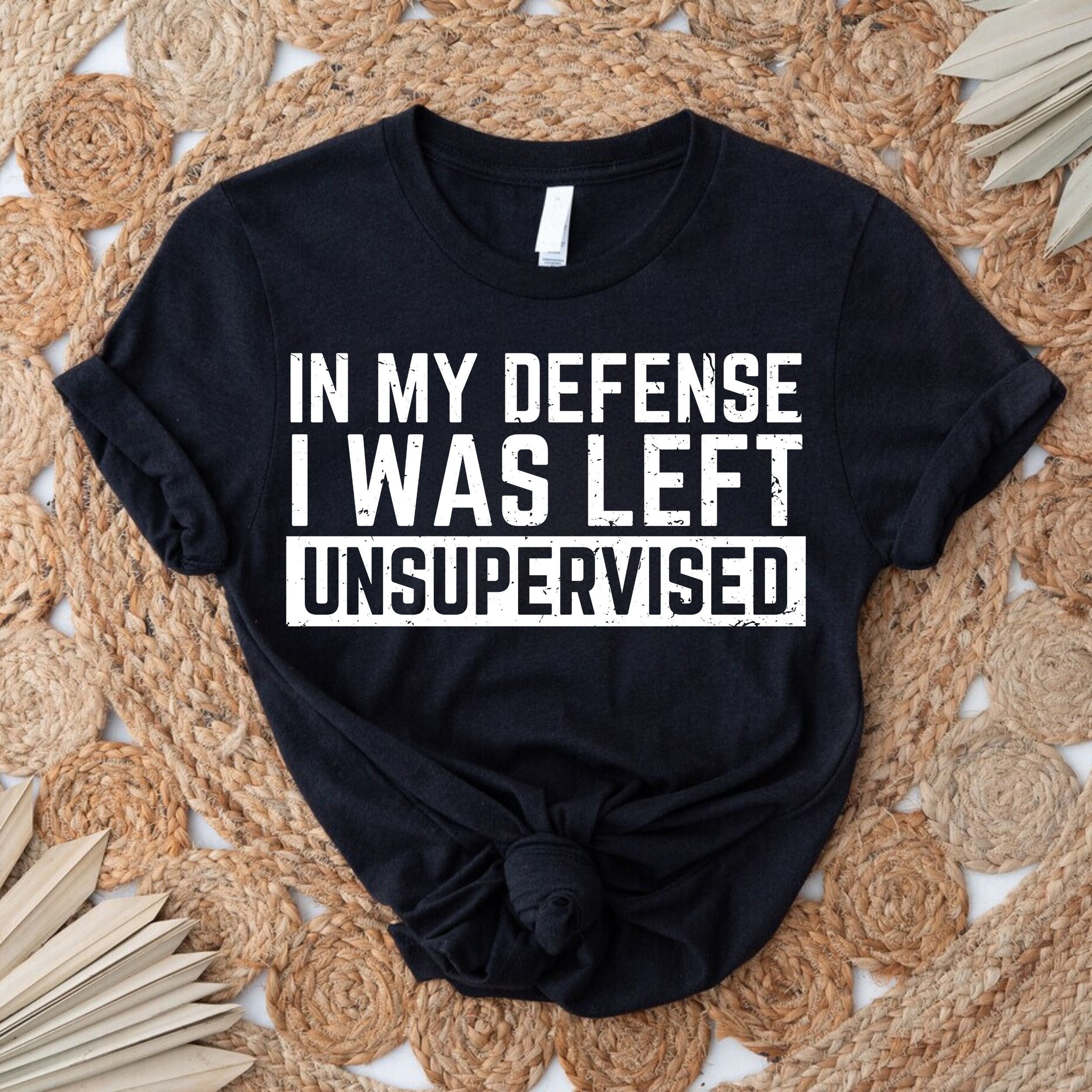 In My Defense Mens T-Shirt Birthday Gifts Presents for Boyfriend Husband  Men Him