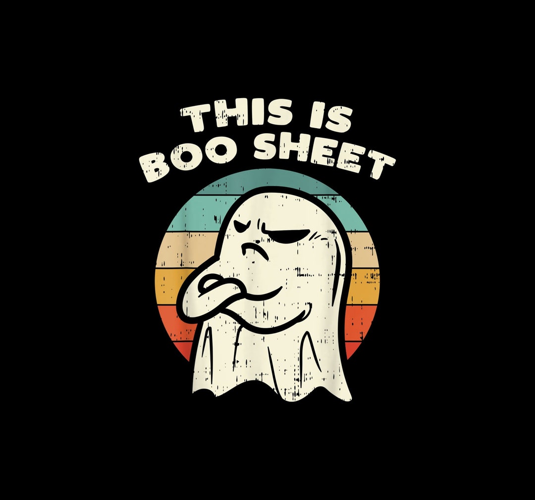 Boo Sheet Png This is Boo Sheet Ghost Retro Halloween Costume Men Women ...