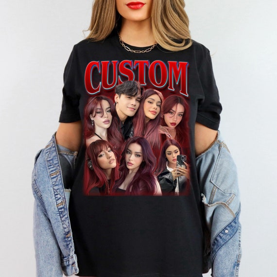 Custom 90s Retro Photo T-shirt: Bootleg Style Birthday Gift - Etsy