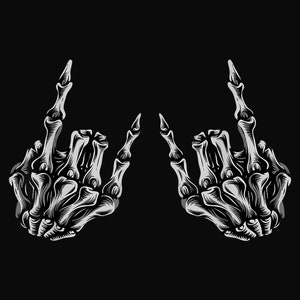 Skeleton Hands Rock On PNG: Concert Design