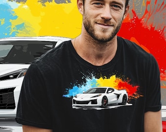 z06 sports car t shirt c8 supercar shirt american muscle car gift for men