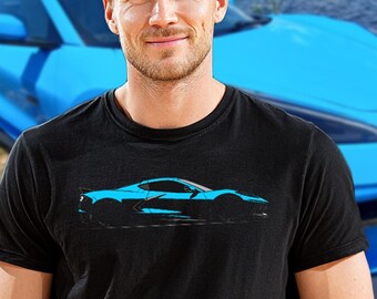 c8 sports car shirt supercar t shirt car lover gift for men