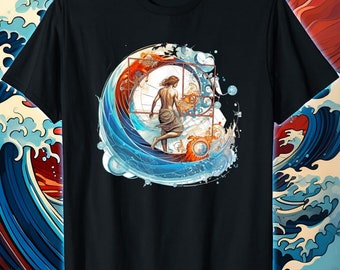 T-shirt spirale de Fibonacci, nombre d'or design