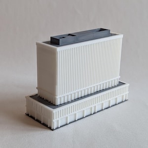 Impresión 3D del edificio Rath en miniatura