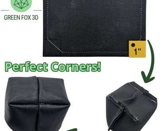 Boxed Corner Sewing Guide: Bag Making Tool, 3 Sizes 1" 1.5" 2" Sewist Gift 3D Printed
