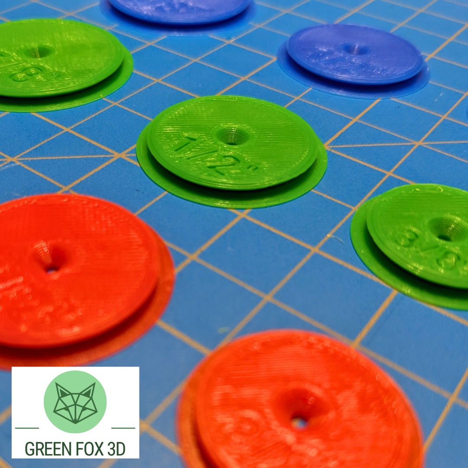 Sorting Discs Pattern Seam Allowance Tracing Discs for Paper Patterns: 1/4