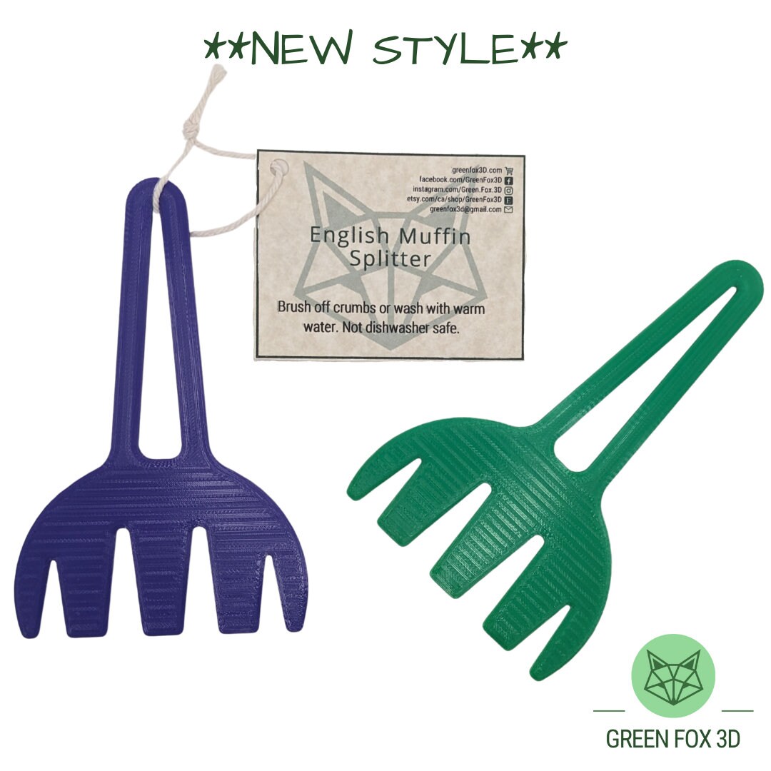 English Muffin Splitter Tool for Slicing English Muffins Easily Cut