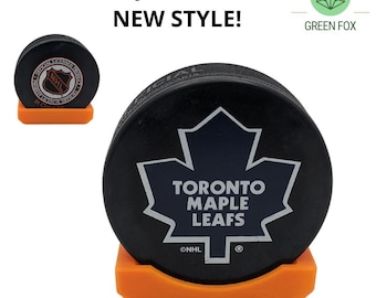 Hockey Puck Display Stand: Sports Memorabilia Holder 3D Printed