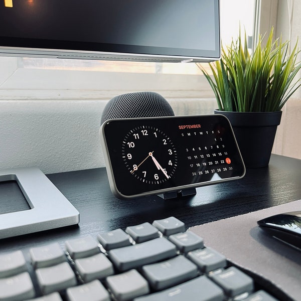 MagPod Dock- The perfect iPhone StandBy Mode Dock with your HomePod Mini!