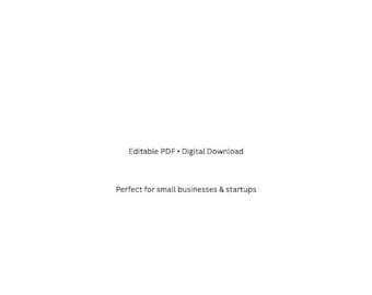 Employee Onboarding Checklist for Small Businesses | Editable New Hire Onboarding Template | Digital Download PDF