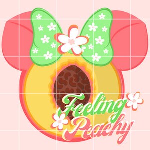 Feeling Peachy Minnie Digital Download Design