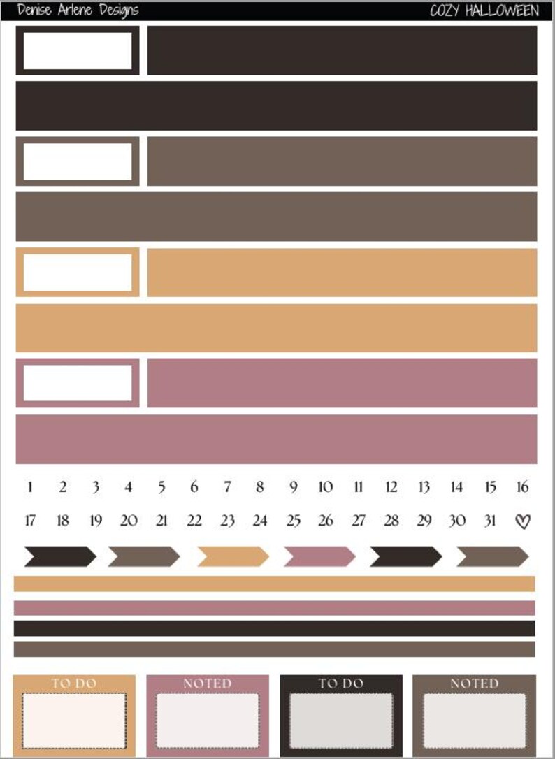 COZY HALLOWEEN Printable Erin Condren 7x9 Vertical Weekly Planner Kit ...