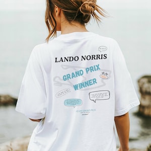 Lando Norris T-shirt, Miami Grand Prix Winner, F1 Tee
