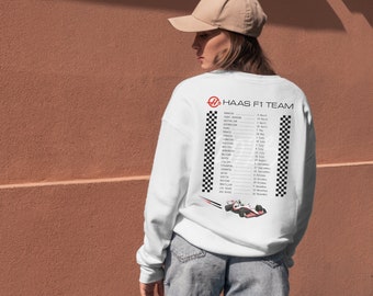 Sudadera con cuello redondo Haas de la temporada 2023 de F1