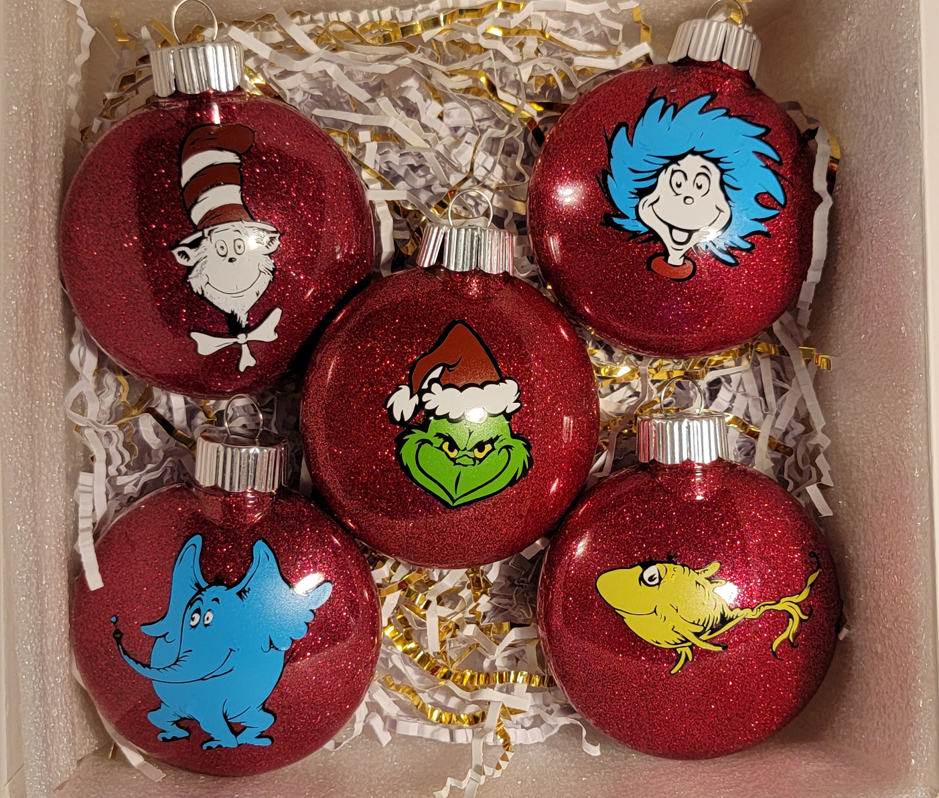 Dr seuss christmas ornaments Clearance