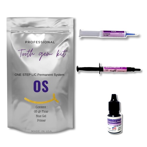 Tooth Gem Kit Dental Bonding Adhesive light Cure Flowable Etsy