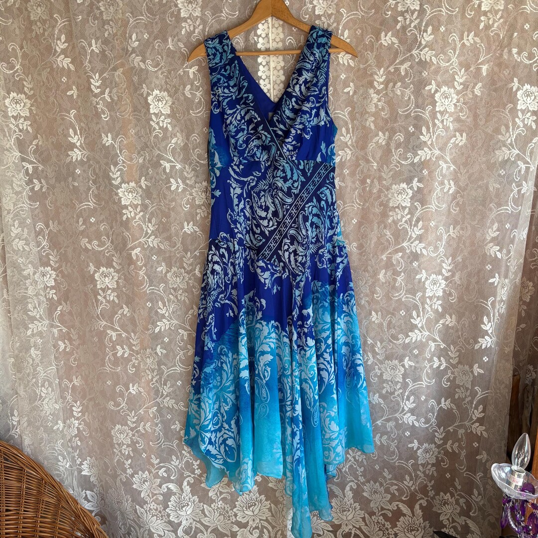 Vintage Y2k Rabbit Rabbit Rabbit Designs Blue | Size 12 | Sundress - Etsy