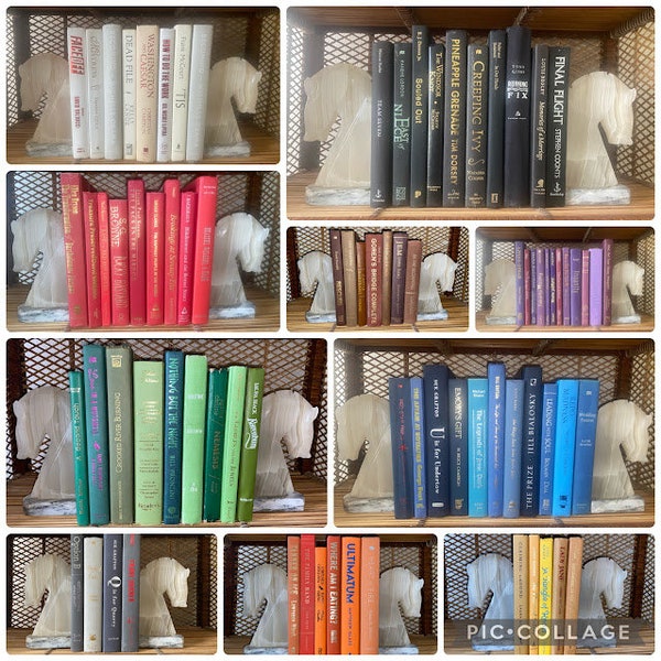 Decorative Books Handpicked By Color | Hardcover Books | Priced per half foot | Interior Design Decor