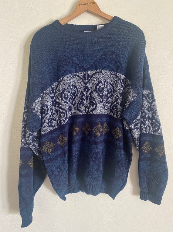 Vintage 80’s/90’s Todays News Sweater