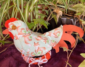 Adorable Handmade Chicken Plushes