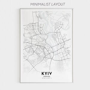 Custom City Map, Any Town, Any City, Custom Area Map, Custom Map Print, City Map Print, Your City, Printable Wall Art, Digital Download Minimalist Layout